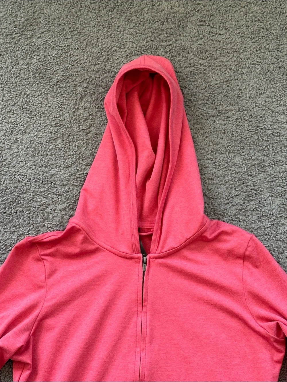Vuori Halo Mini Full Zip Hoodie Pink Small - Picture 5 of 10